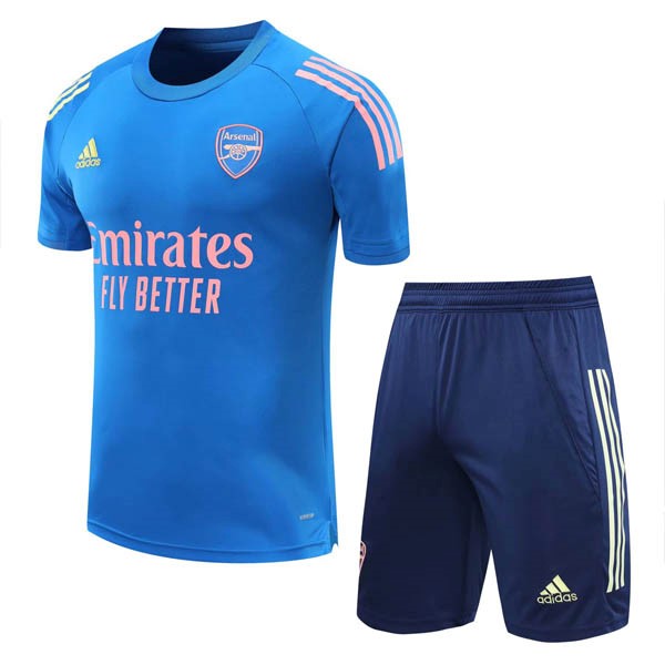 Entrenamiento Arsenal Conjunto Completo 2021-22 Azul Rosa